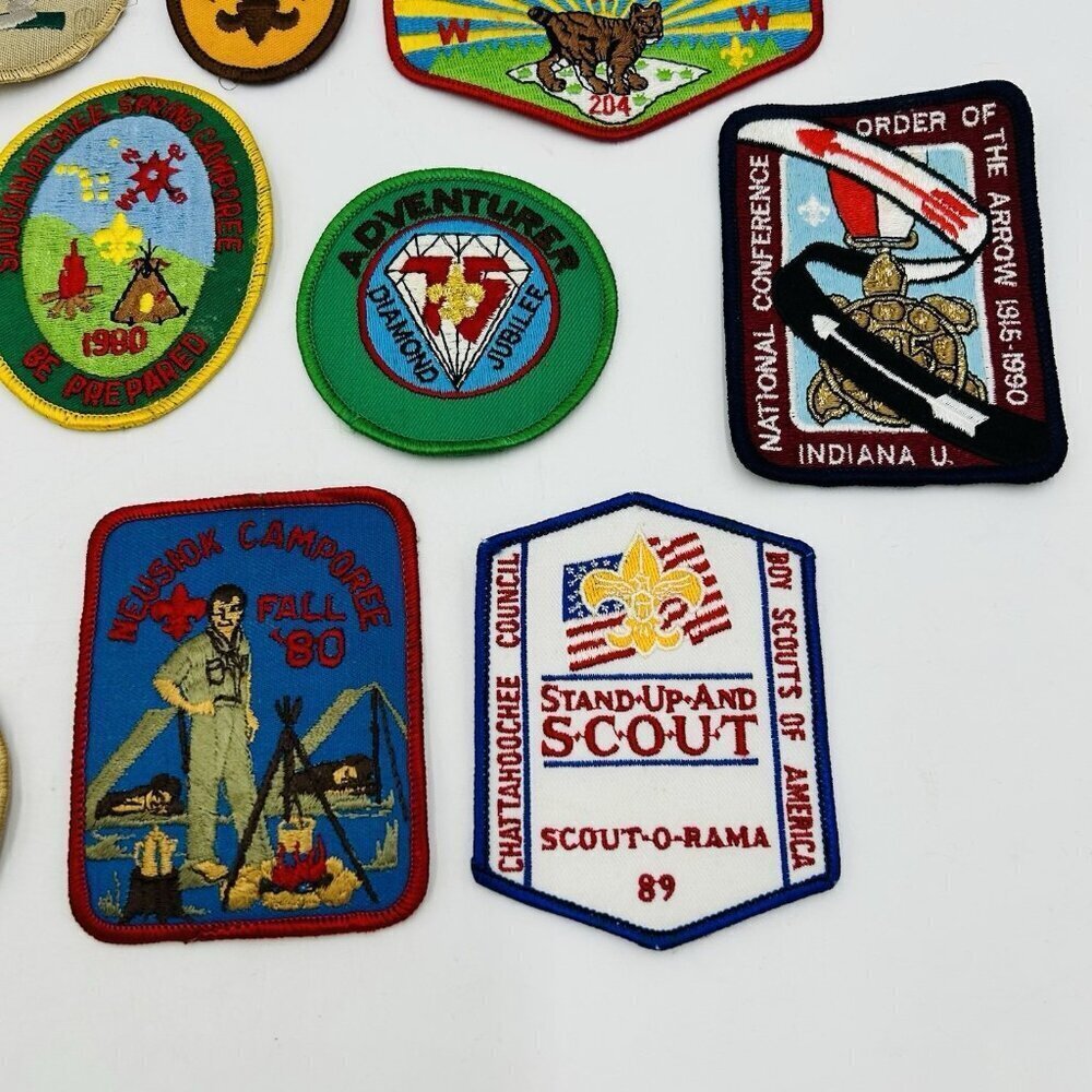 Vintage Boy Scouts of America BSA Patch Mixed Lot of 16 Camporee Camp Council - Picture 3 of 7